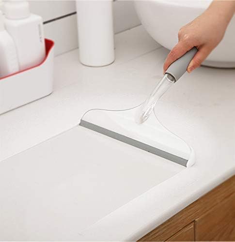 Shower Squeegee for Glass Door Shower Door All Purpose Squeegee Wiper with Good Grip Handle for Bathroom Mirror Countertop Kitchen Cleaning