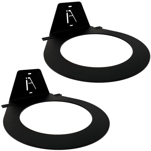 IRON AMERICAN USA Dynamax Medicine Ball Wall Mount Storage Rack, 8.5 Inches Inside Diameter, 30-lb Capacity, for Gym Exercise Sports Balls, Wall Balls and Slam Balls, Hardware Included - 2pk