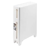 【Material de alta calidad】Este práctico mueble de baño está hecho de PP engrosado mejorado, el diseño integrado tiene suficiente capacidad de carga y cada cajón puede soportar aproximadamente 10 kg. La superficie lisa es fácil de limpiar y se puede usar durante mucho tiempo.