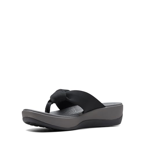 Clarks CloudSteppers Women's Arla Glison Sandal, Black Fabric, 8 M by Clarks - Used condition - CA$25.91