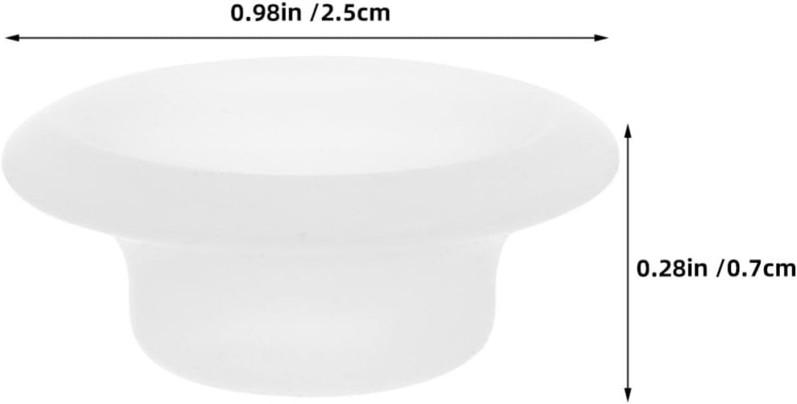 Bottle Preserves 20pcs White Silicone in Gaskets Leakproof Swing Design Taste Brew Seal Caps Home Beer Bars or Home Use