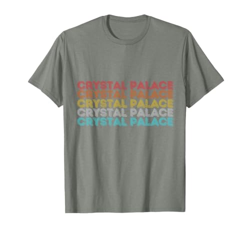 Vintage Retro Crystal Palace T-Shirt, Men, Olive Heather, 3X-Large