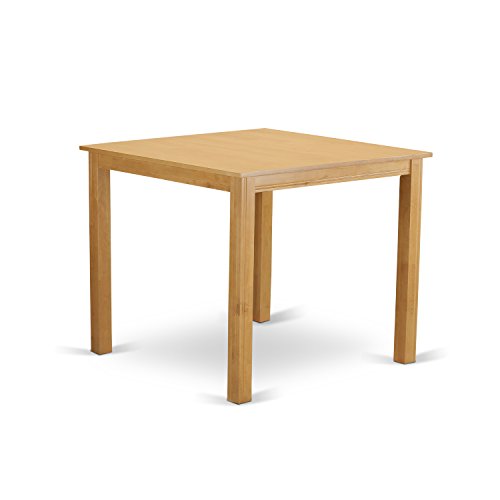 East West Furniture Cfpb5-Oak-W 5 Pc Dining Counter Height Set-Pub Table And 4 Kitchen Chairs #TOP2