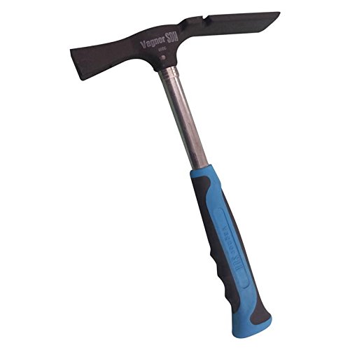 Preisvergleich Produktbild Maurerhammer mit Stahlrohrstiel 600g Blau
