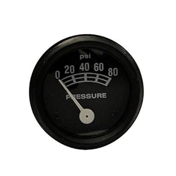 80lb Oil Pressure Gauge FD New Holland Tractor FAD9273A 1801,1811,1821, 1841