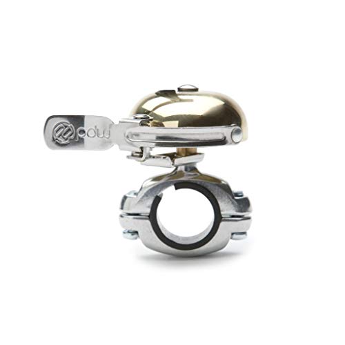 Portland Design Works | King Of Ding Ii Brass Bell, Coming In Hot Edition, Gold, 22.2-25.4Mm Handlebars #TOP1