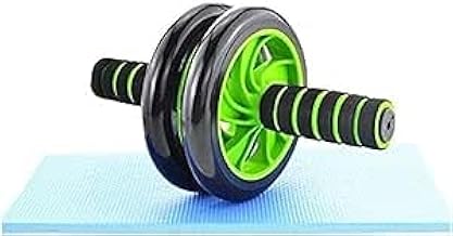 Abdominal Roller Wheel with Extra Thick Knee Mat - Body Strength Training Machine Gym Muscle Exerciser JSYP16