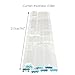 INTBUYING Commercial Walk in Cooler Door Strip Curtain Kit 42 X 84 Inch (3.5X7 Ft) Freezer Curtain