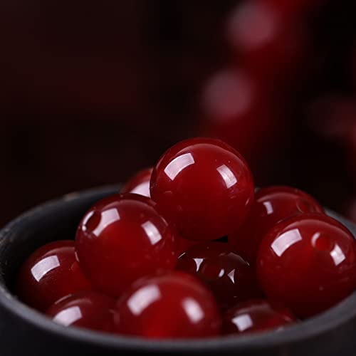 AIYINGZHU Pomegranate Red Natural Stone Beads #TOP10