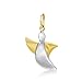 Produktbild Miore Kettenanhänger Damen Anhänger Engel Bicolor Gelbgold und Weißgold 14 Karat / 585 Gold, Schmuck