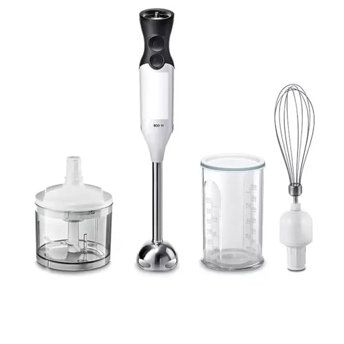 Boosch ErgoMix Hand Blender MS6CA4150G with mini chopper, whisk, 12 speeds, 800 W White/Anthracite