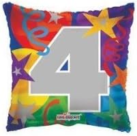 18 Inch Party Number 4 Balloon