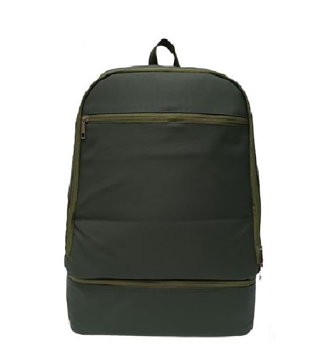 Zaino Termico 25 Litri con 2 Scomparti Porta Vivande e Bibite - Pratiche Tracolle per Trekking, Spiaggia, Picnic - Tessuto Tecnico e Interno in Alluminio Riflettente (GRIGIO CHIARO)