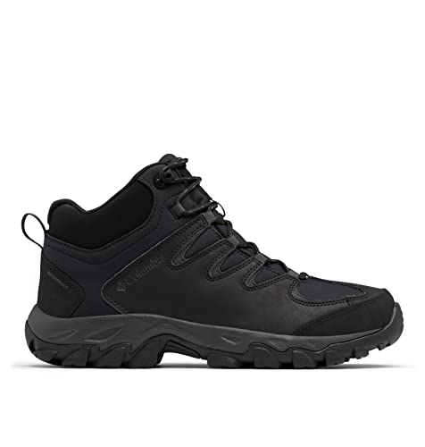 Columbia Men's Buxton Peak Mid Ii Hiking Shoe, Black/Shark, 13 Wide #TOP5