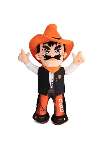 Two Pokes Oklahoma State Cowboys Pistol Pete Plush – Musical Mascot Toy, Soft & Cuddly Collectible Gift for OSU Fans & Kids