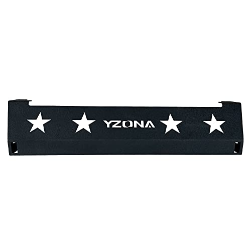 Yzona Steel Front Skid Plate Bumper Cover Texured Black Compatible With Jeep Wrangler Jk 2007-2018 (Not Suitable For Original Factory Bumpers) #TOP2
