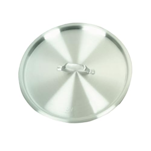 FSE ALSKSP103 Stock Pot Lid, 11-7/8" Dia. x 1-1/4"H, Lid fits ALSKSP003 & ALSKSP603, Aluminum, 1.5mm Thickness, Dishwasher Safe, NSF