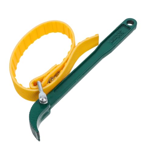 Cabilock Adjustable Strap Wrench Heavy Duty Oil Filter Wrench with Antislip Design for Efficient Maintenance for Plumbers and Mechanics Strap for Stable Operation
