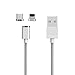 Produktbild wsken Magnet Mini2 2 in 1 der U89 Lightning USB Schnell Ladekabel tragbar Handy Ladegerät Daten Sync LED für Samsung Galaxy S8 iPhone X/8/7 6S 6 Plus iPad 3 .28 FT