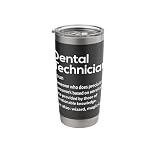 Funny Dental Lab Tech Dental Technician Precision Guesswork Stainless Steel Insulated Tumbler