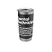 Funny Dental Lab Tech Dental Technician Precision Guesswork Stainless Steel Insulated Tumbler