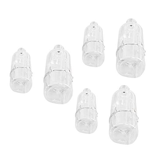 generic 6 Pçs Tigela Rolante Gerbil Ouriço Rato Guiné Papagaio E Furão Coelho De Água Gancho Pendura