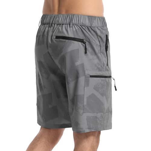 Suwangi Mens Hiking Cargo Shorts Quick-Dry Outdoor Athletic Short Travel Fishing Golf Tactical Short for Men with Multipocket2