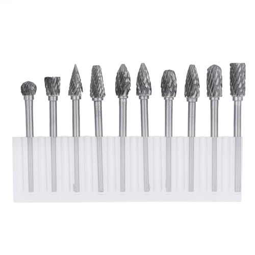 Set de fresas de carburo de acero tungsteno para trabajo en madera miniatura 1