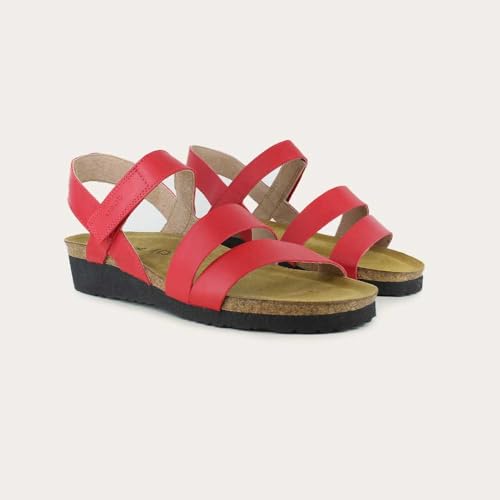 Image of NAOT Kayla Women's Sandals - Supportive 3-Strap Design with Backstrap, Cork & Latex Footbed - Arch Support - Travel-Friendly Comfortable Walking Sandals for All-Day Wear