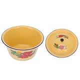 Bol en émail de style vintage - un design simple, pratique à utiliser, vous offrant des plats en émail vintage