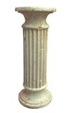 yeso paris preparacion Peso 8 kg KARO DESIGN Cuadros Diseño Columna en alt Efecto LIEBEVOLL pintadas a Mano Old Style Socket de Mesa Yeso París (Teléfono Mesa Decorativa