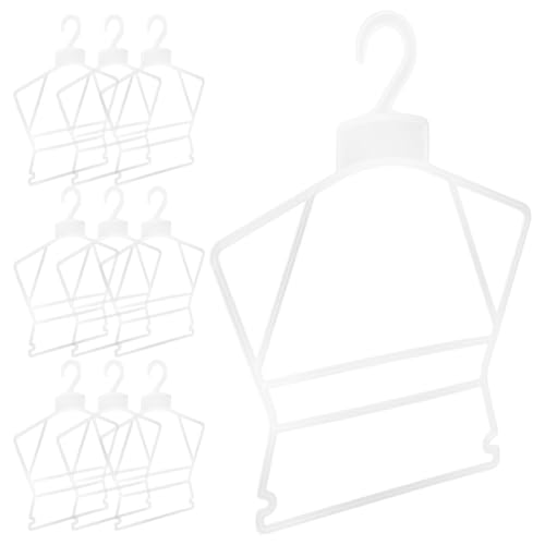 SHERCHPRY 10 Perchas de Plástico para Bebés y Ropa Infantil Antideslizantes y Ahorradoras de Espacio para Armario Guardería