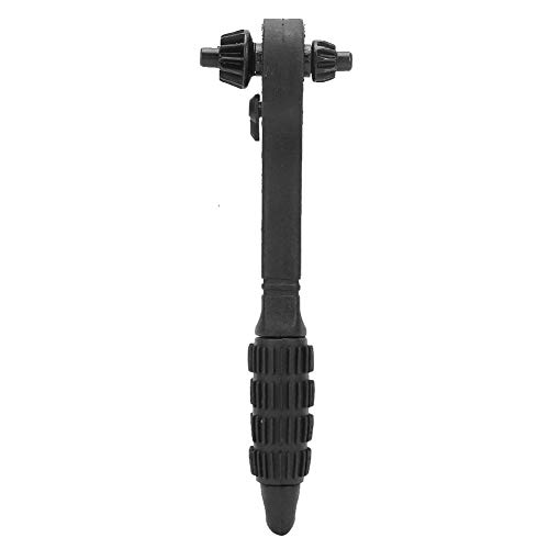 Universal Ratchet Chuck Key, Drill Chuck Ratchet Wrench Double Head Drill Chuck Wrench Use Chuck Drill Chuck Key Wrench Tool for Tightening Loosening