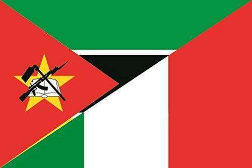 Drapeau du Mozambique de l'Italie 150x250cm U24 grand format