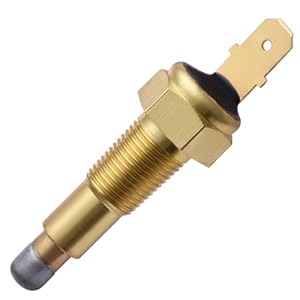 1/8″ NPT Thermostat Fan Switch, 190’F On – 175’F Off, Automotive Engine Electric Radiator Cooling Fan Temperature Switches Sensor for Cars Trucks