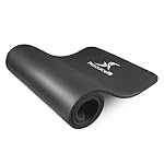 ProsourceFit Extra Thick Yoga and Pilates Mat ½” (...: COMFORT FOAM – High density 1/2” (13mm) foam guarantees protection for sensitive joints to ensure comfortable workouts VERSATILE – Ideal for many fitness purposes, such as Pilates & yoga, the extra-large 71”L x 24”W mat fits any user WATER-RESISTANT ...