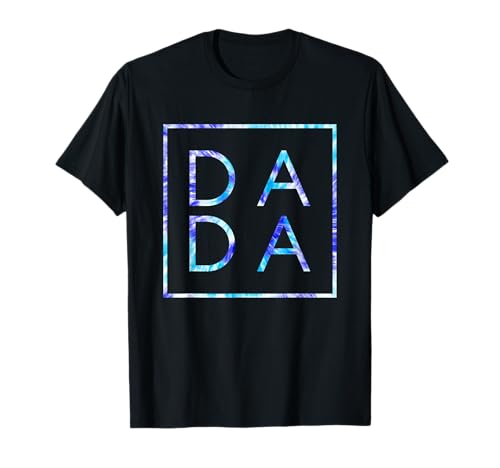 Father's Day for New Dad, Dada, Him, Papa Funny Tie Dye Dada T-Shirt Small