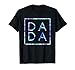 Father's Day for New Dad, Dada, Him, Papa Funny Tie Dye Dada T-Shirt Small