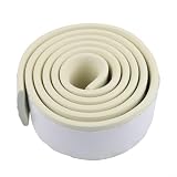 Sockelleiste, dicker Gummi-Eckenschutz, kindersicher, für Kantenschutz, Küchentheke, Zierleiste, Gasrohrdekoration, Wandecke (weiß)