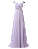 Belle House Women Long Prom Dresses 2021 with Straps A Line Formal Evening Gown Lilac Bridesmaid Dre