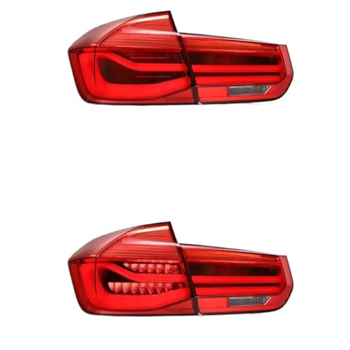 BMW F30 Cg 2013-2018 F35 LED 320i 325i 330i DRL u[LM o[X J[ANZT[Ή J[X^CO e[v(4PCS Red)