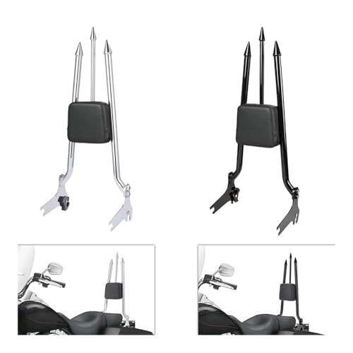 Appui-dos passager moto 27 pouces haut avec coussinet ergonomique anti-fatigue - 2