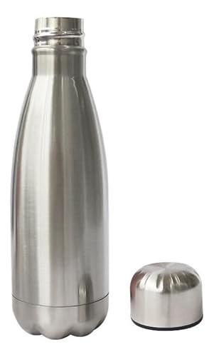 Garrafa Aço Escovado Anti oxidaçao FREE BPA 500 ML Anti vazamento, Academia, Escola, Trabalho etc Li