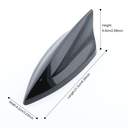Image of Shark Fin Antenna Cover for Acura ZDX 2009-2017, Automotive Shark Fin GPS FM AM Radio Antenna,Silver