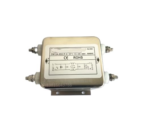 Filtro de interferencias trifásico 220V CW12A-60A-S bifilar de alta capacidad