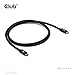 Club 3D CAC-1570 USB 80Gbps Certified 240W 8K 240Hz Type-C® 1.2m / 3.94ft Black Cable