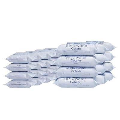 Coterie Baby Wipes Bundle, 16 Pack Travel Wipes (288 Count) + 12 Pack Wipes (672 Count), 99% Purified Water, Plastic-Free & Plant-Derived Fibers,