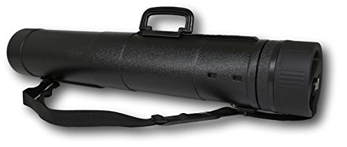 Nozlen Jumbo Document Storage Tube Black - Expandable from 31.5