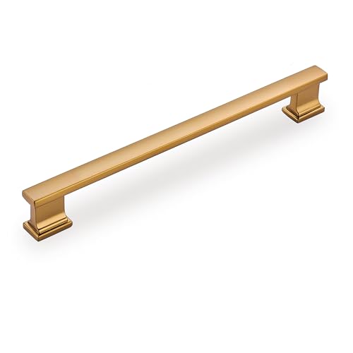 GOFFIDECO 6 Pack 8-1/2 Inch Length|7-1/2 inch(192mm) Hole Center Champagne Bronze Kitchen Cabinet Handles, Cabinet Pulls Kitchen Cabinet Hardware, Cupboard Pulls, Drawer Handles