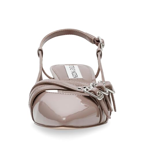 Steve Madden Steve Madden Women's Loca Taupe Patent 7.5 Medium